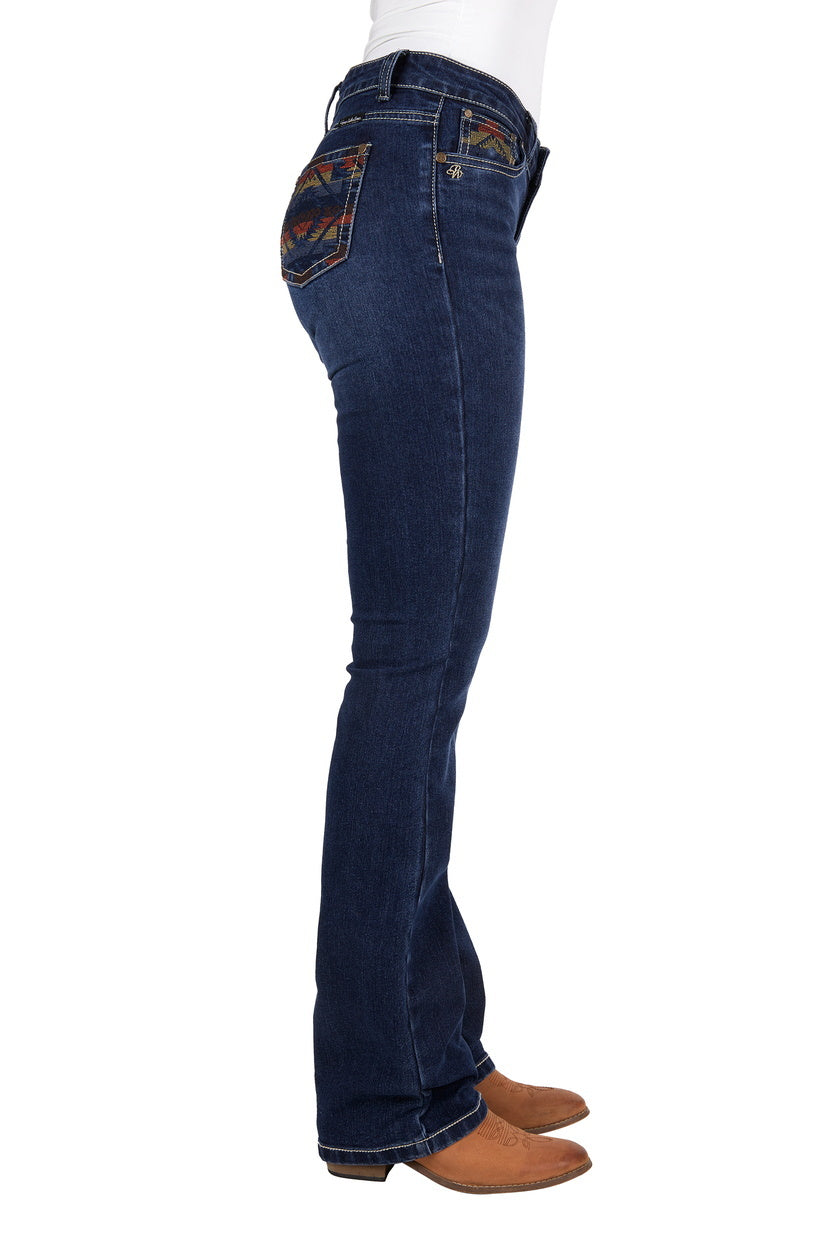 Pure Western - Womens Ola Relaxed Rider Jean
