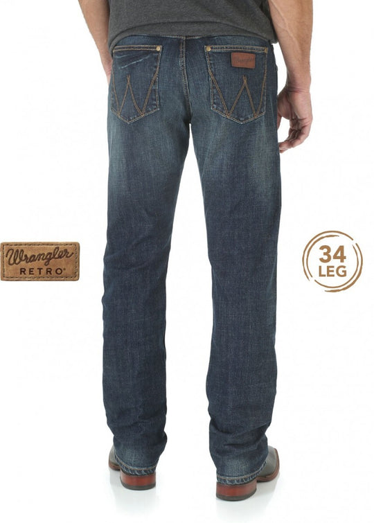 Wrangler - Mens Bozeman Retro Slim Straight Jean