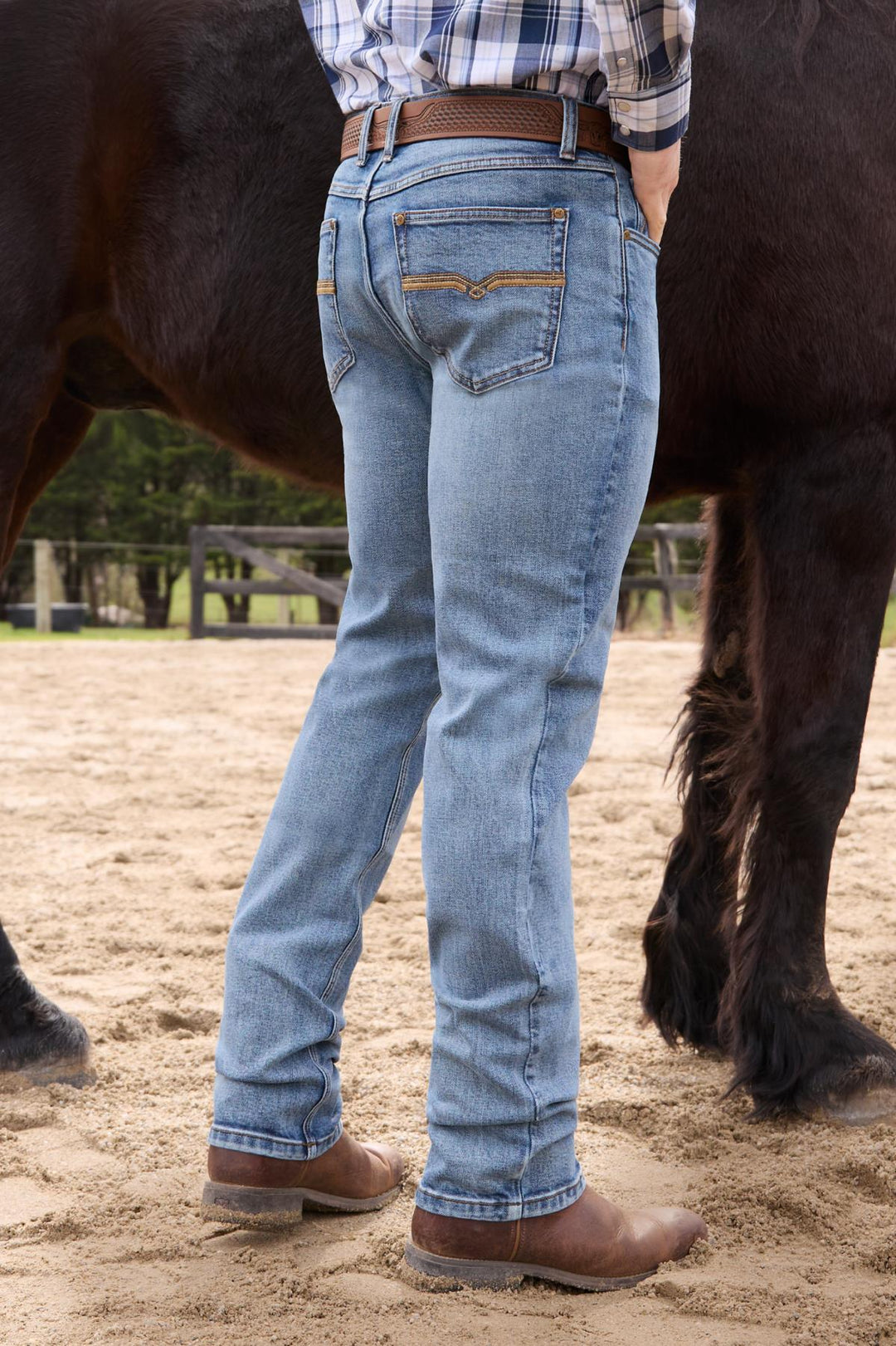 Pure Western - Mens Hawkins Straight Leg Jeans