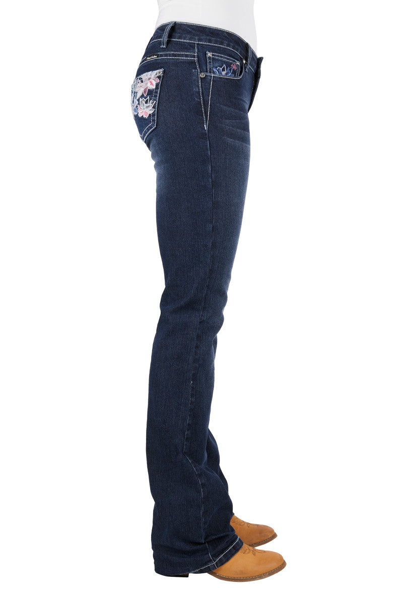 Pure Western - Womens Carole Relaxed Rider Jean