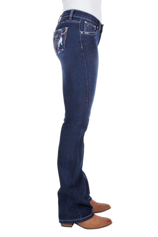 Pure Western - Womens Bettina Relaxed Rider Jean