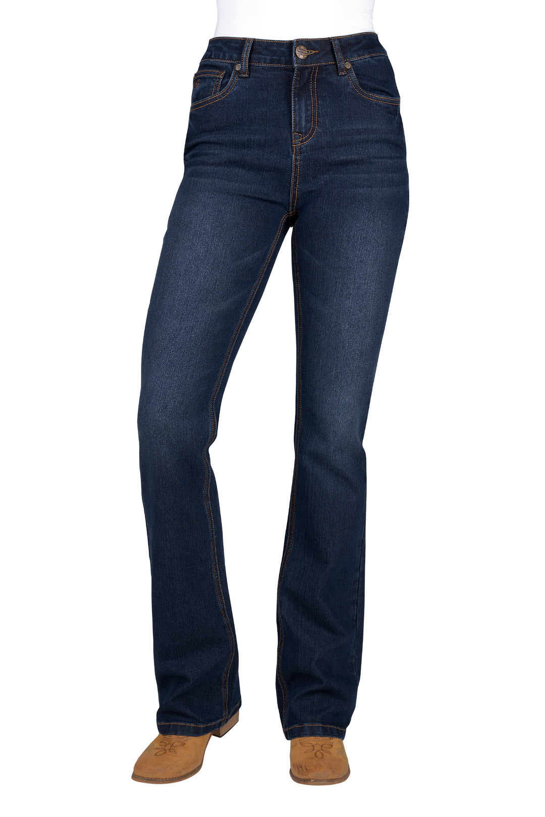 Pure Western - Womens Sam High Rise Boot Cut Jeans