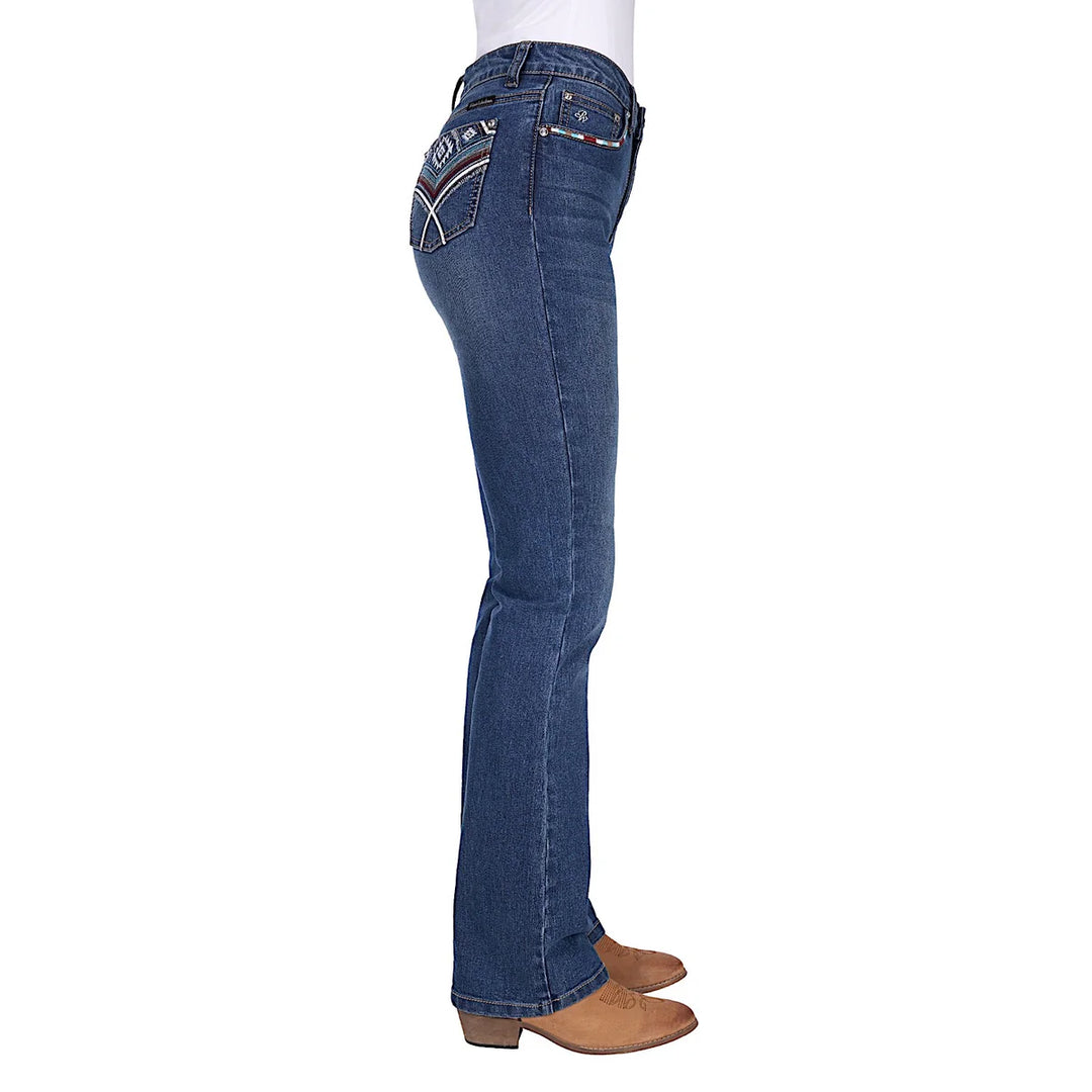 Pure Western - Women's Mary Hi Rise Boot Cut Jean