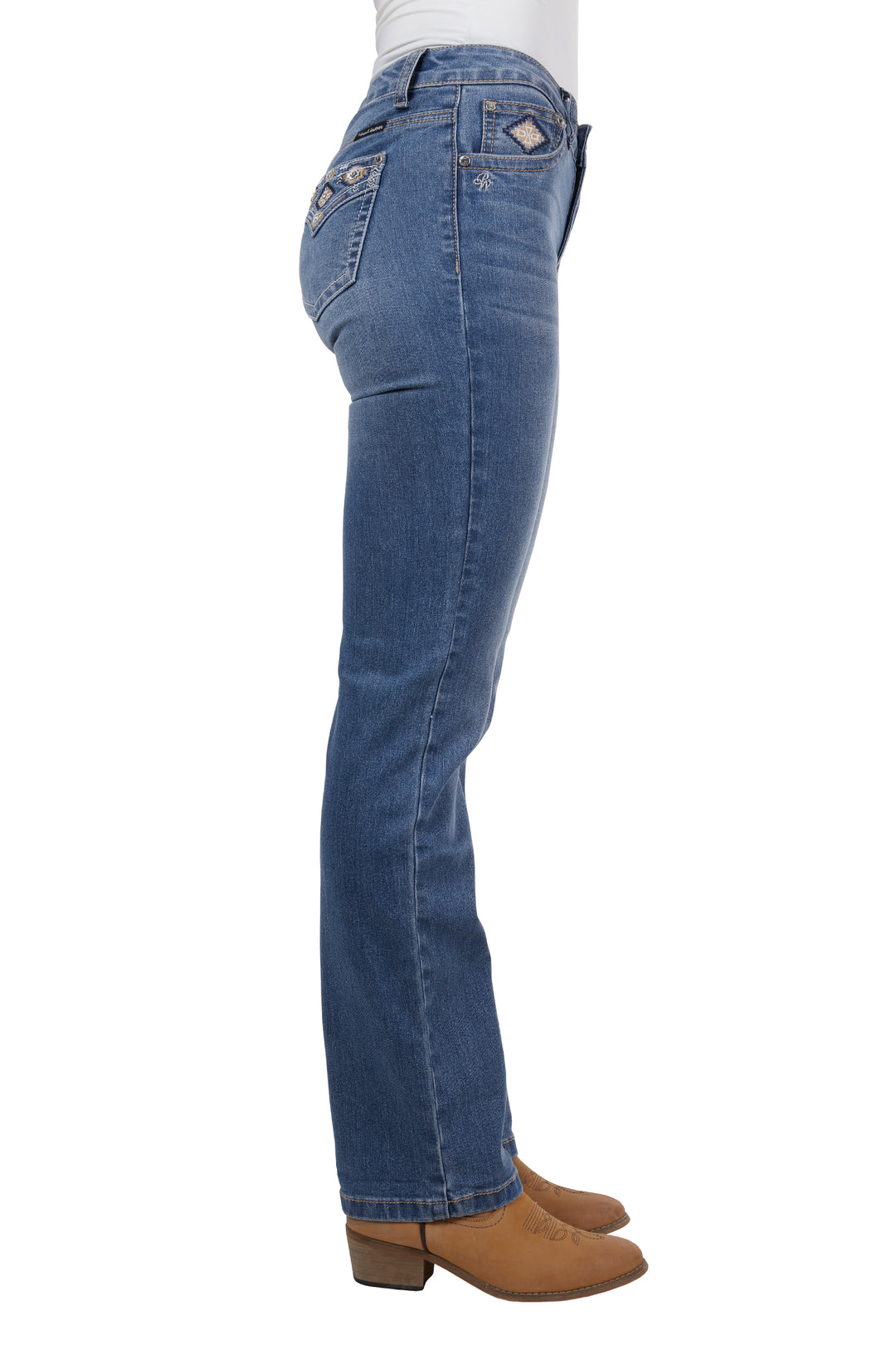 Pure Western - Womens Gia High Rise Boot Cut Jeans