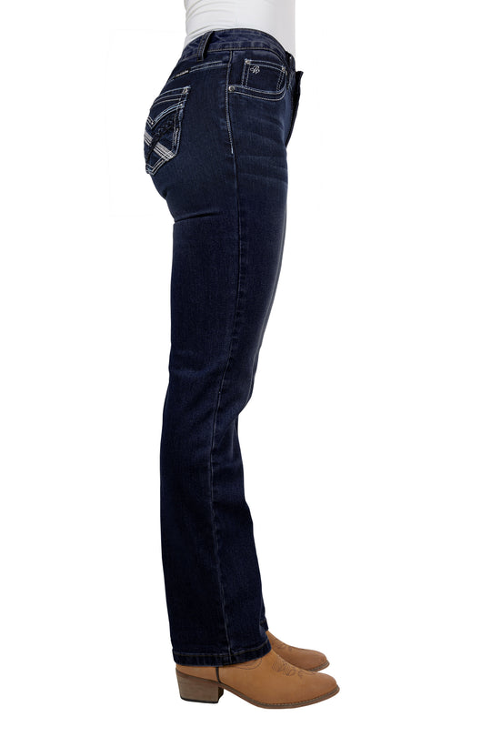 Pure Western - Womens Kim High Rise Boot Cut Jeans