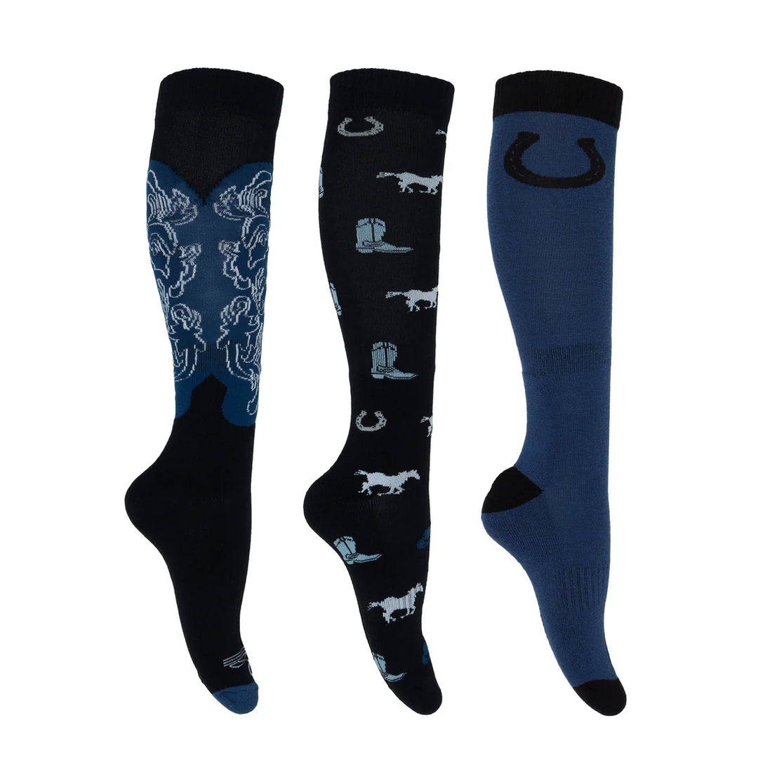 Pure Western - Riding Socks 3 Pack