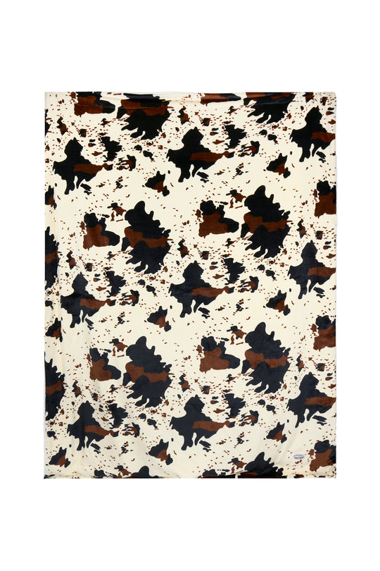 Pure Western - Cowhide Snuggle Blanket