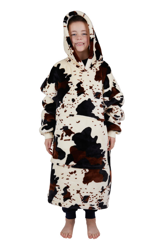 Thomas Cook - Kids Cow Print Snuggle Hoodie