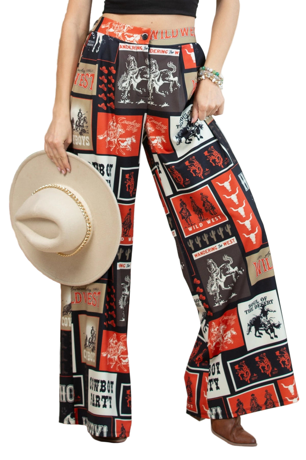 Buffalo Belle - Womens Tammy Print Pants