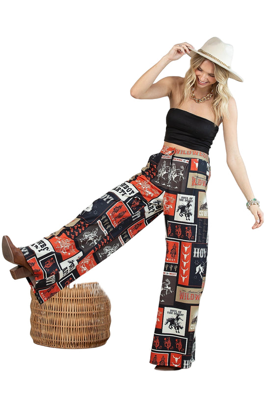 Buffalo Belle - Womens Tammy Print Pants