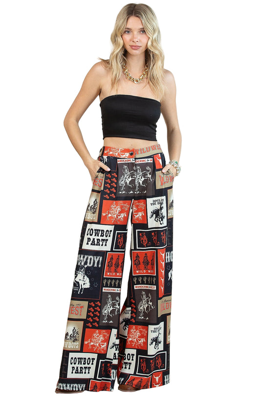 Buffalo Belle - Womens Tammy Print Pants