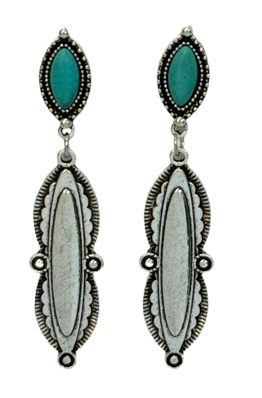 West & Co - Turquoise Trish Earrings
