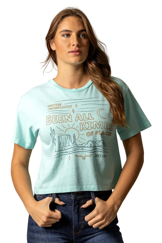 Kimes Ranch - Womens Mint Places Tee