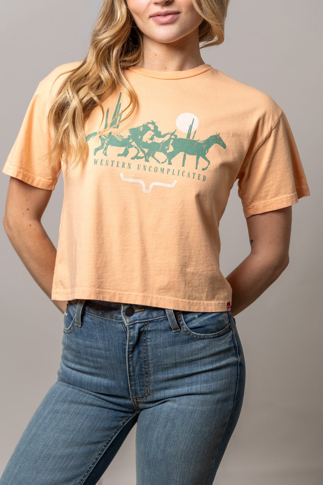Kimes Ranch - Womens Plains Stampede Cropped Tee