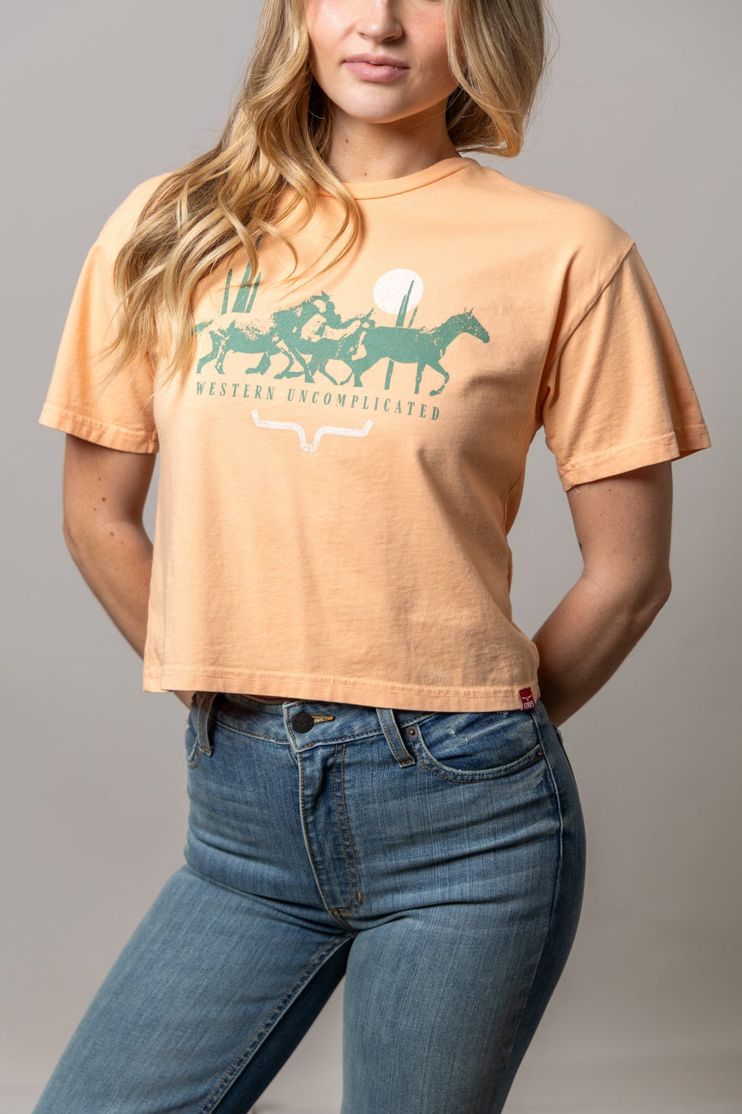 Kimes Ranch - Womens Plains Stampede Cropped Tee