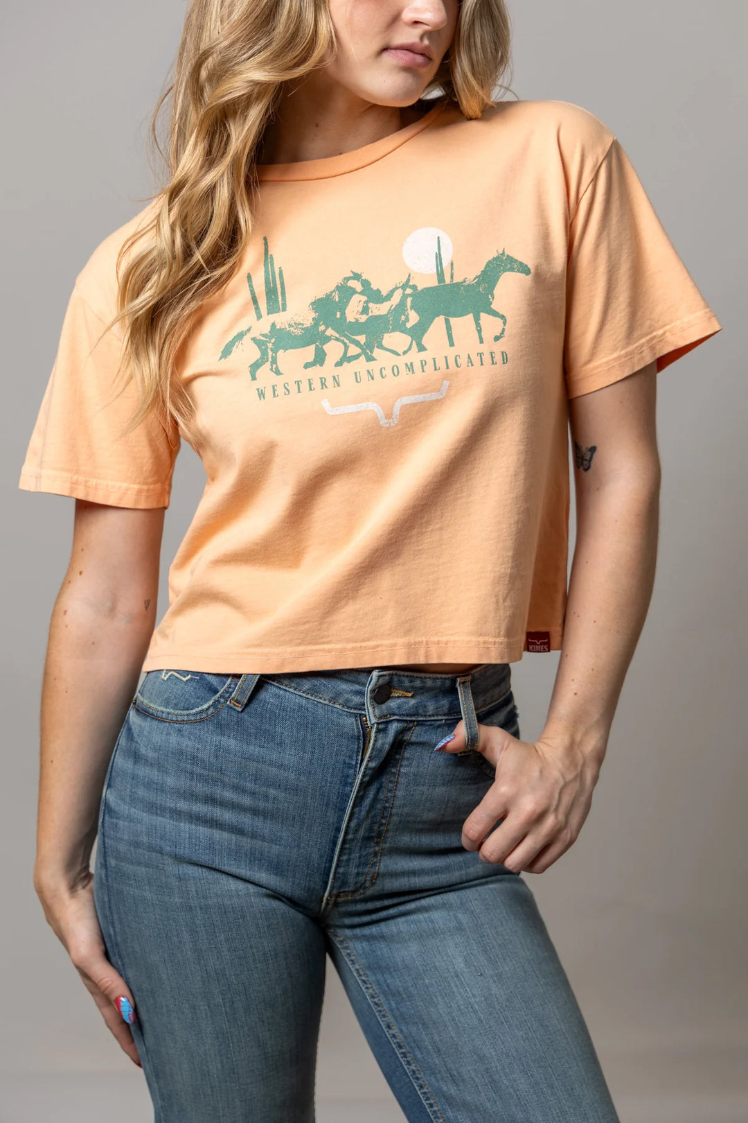 Kimes Ranch - Womens Plains Stampede Cropped Tee