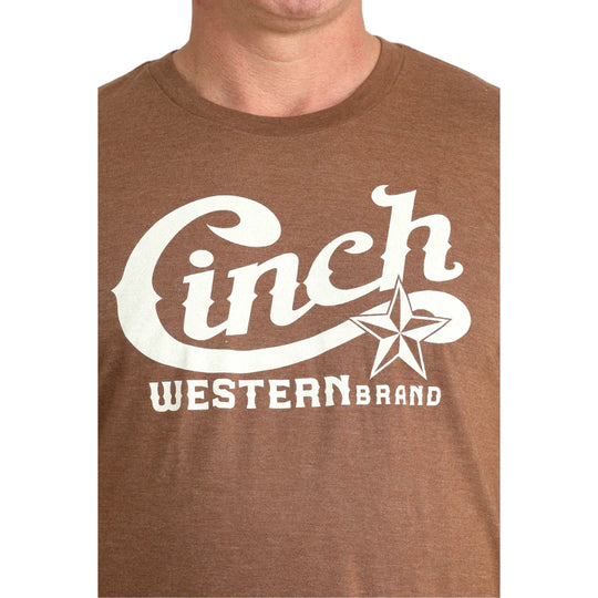Cinch - Mens Brown Western Brand Tee