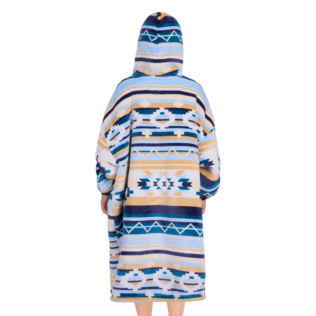 Pure Western - Childrens Aztec Snuggle Hoodie
