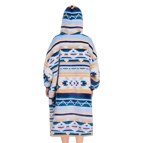 Pure Western - Childrens Aztec Snuggle Hoodie