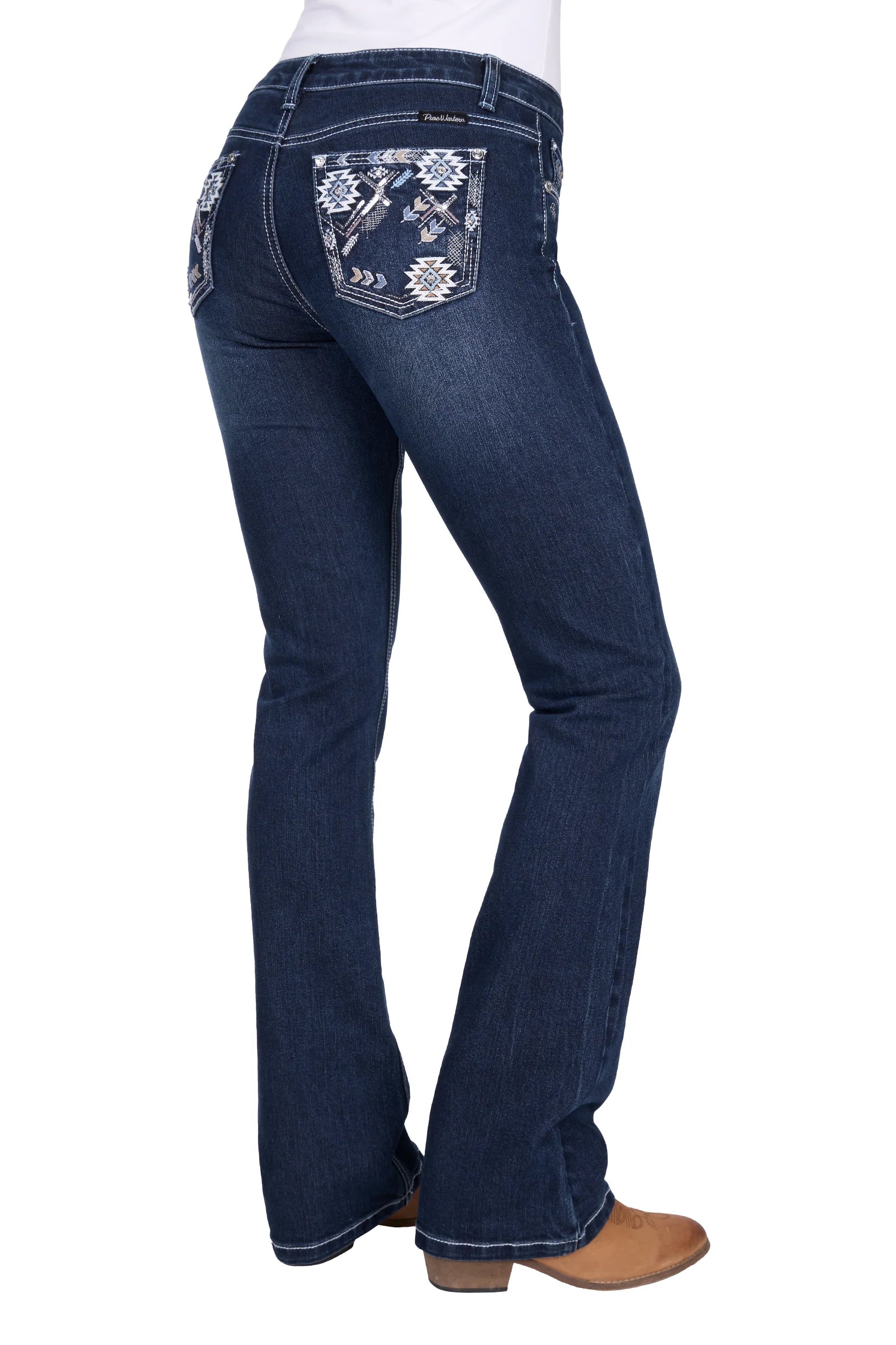 Pure Western - Women's Raven Boot Cut Jean At Buffalo Bills Western ...