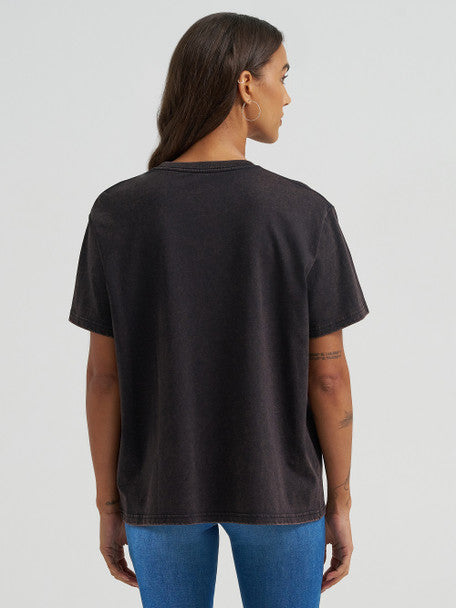 Wrangler - Womens Black Beauty Long Live Tee