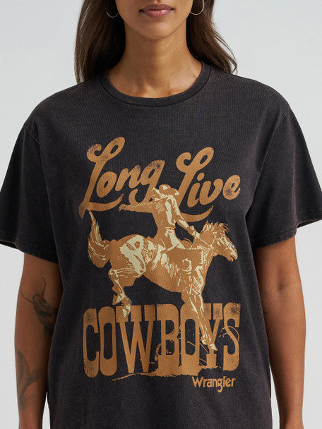 Wrangler - Womens Black Beauty Long Live Tee