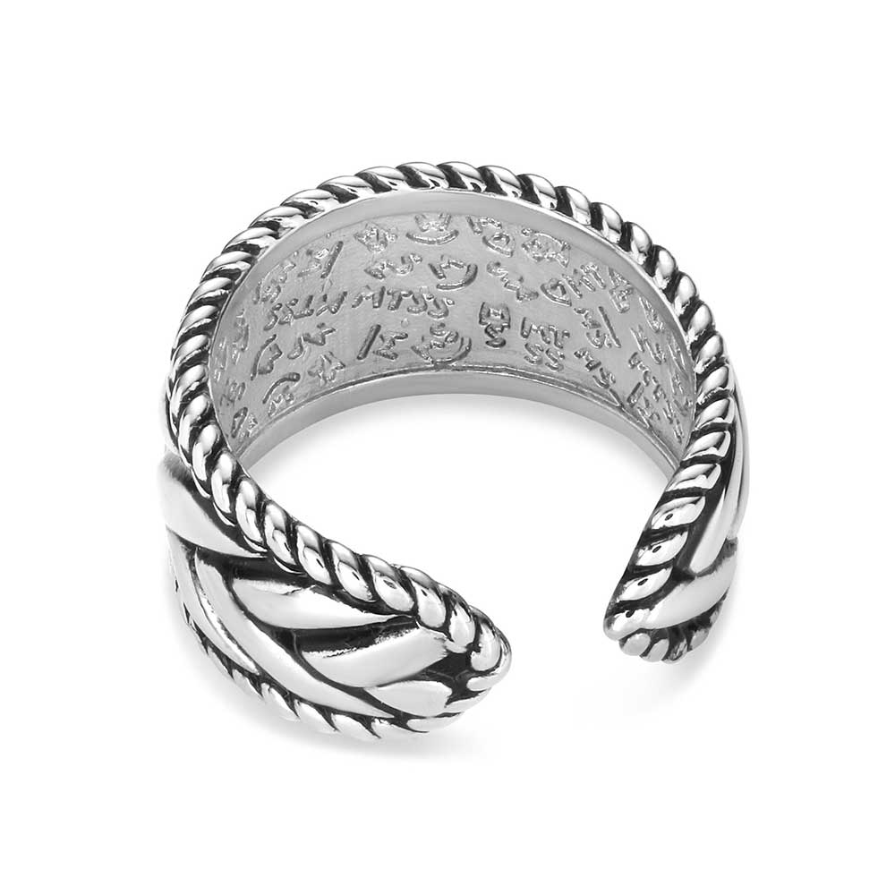 Montana Silversmith - Midnight Weave Ring OSFM