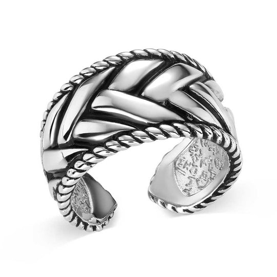 Montana Silversmith - Midnight Weave Ring OSFM