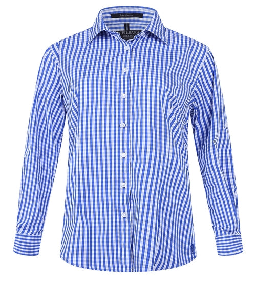 Ritemate - Womens Pilbara Blue Check Shirt