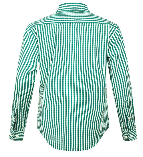 Pilbara - Womens Classic Check Emerald/White Shirt