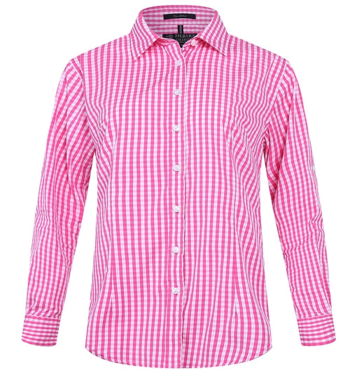 Ritemate - Womens Pilbara Pink Check Shirt