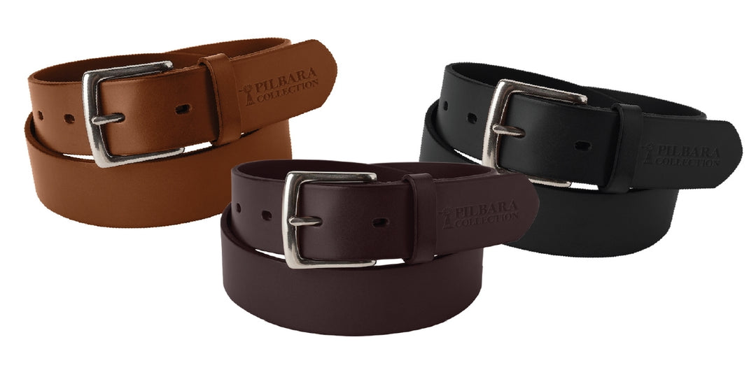 Ritemate - Pilbara Dark Brown Leather Workman Belt