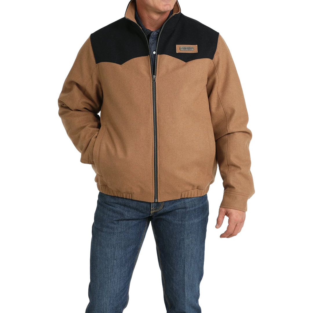 Cinch - Mens Wool Brown/Tan Jacket