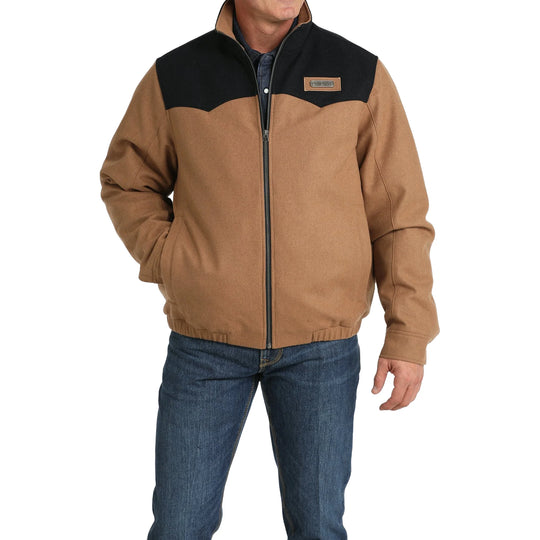 Cinch - Mens Wool Brown/Tan Jacket