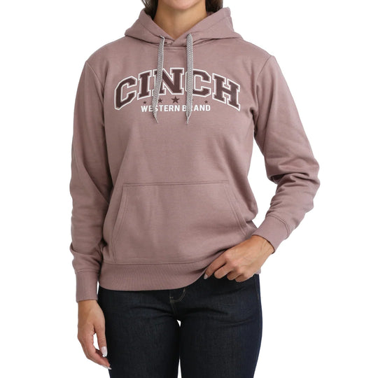 Cinch - Womens Lilac Fleece Logo Graphic Pullover