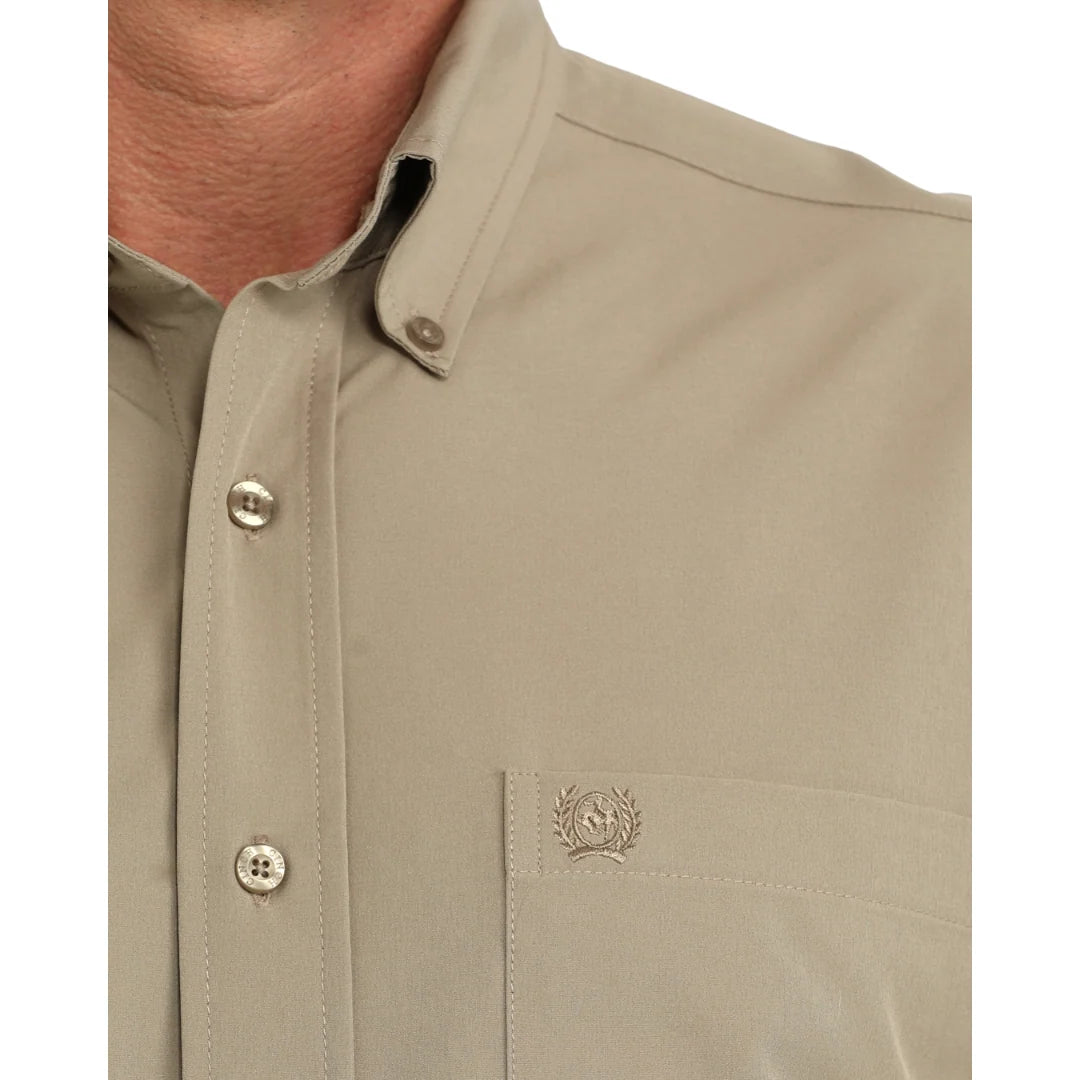 Cinch - Mens Arenaflex Khaki Arena Shirt