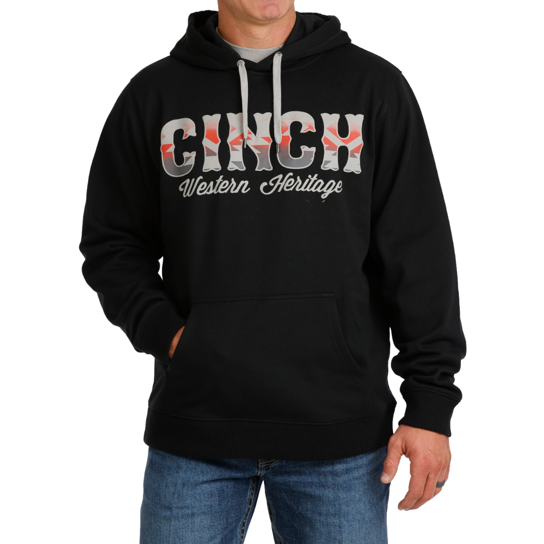 Cinch - Mens Black Logo Hoodie