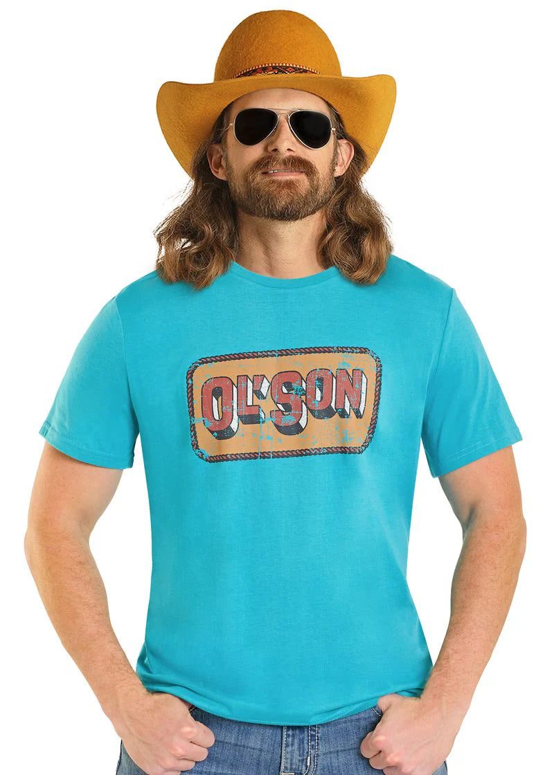 Rock & Roll - Turquoise Ol Son Unisex Tee