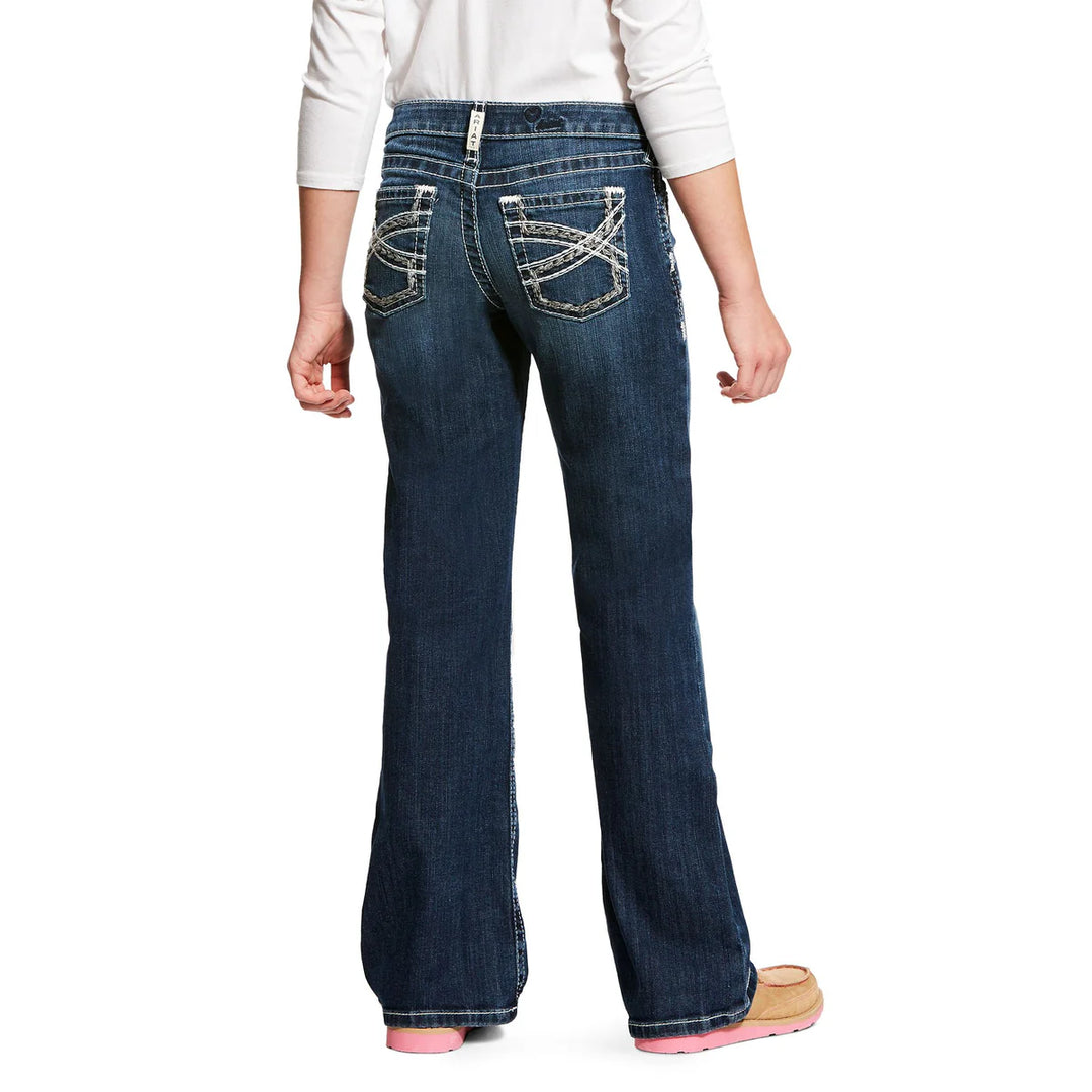 Ariat - Girls REAL Entwined Boot Cut Jeans