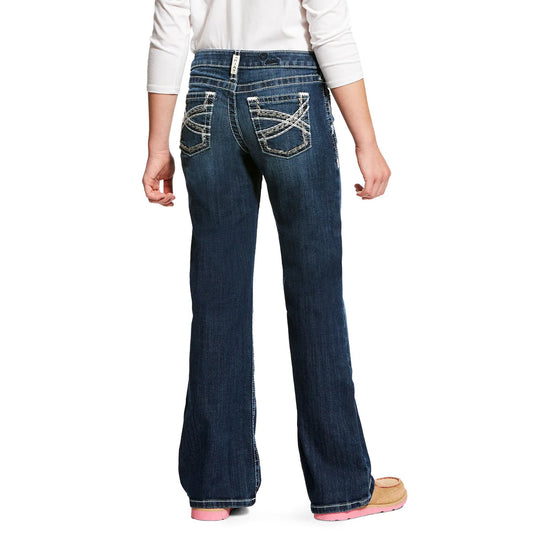 Ariat - Girls REAL Entwined Boot Cut Jeans