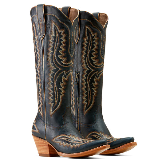 Ariat - Womens Casanova Navy Leather Boots