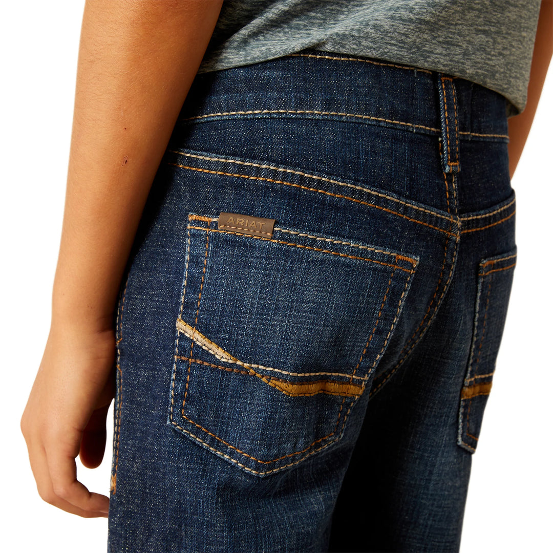 Ariat - Boy's B4 Relaxed Boot Cut Rolland Pima