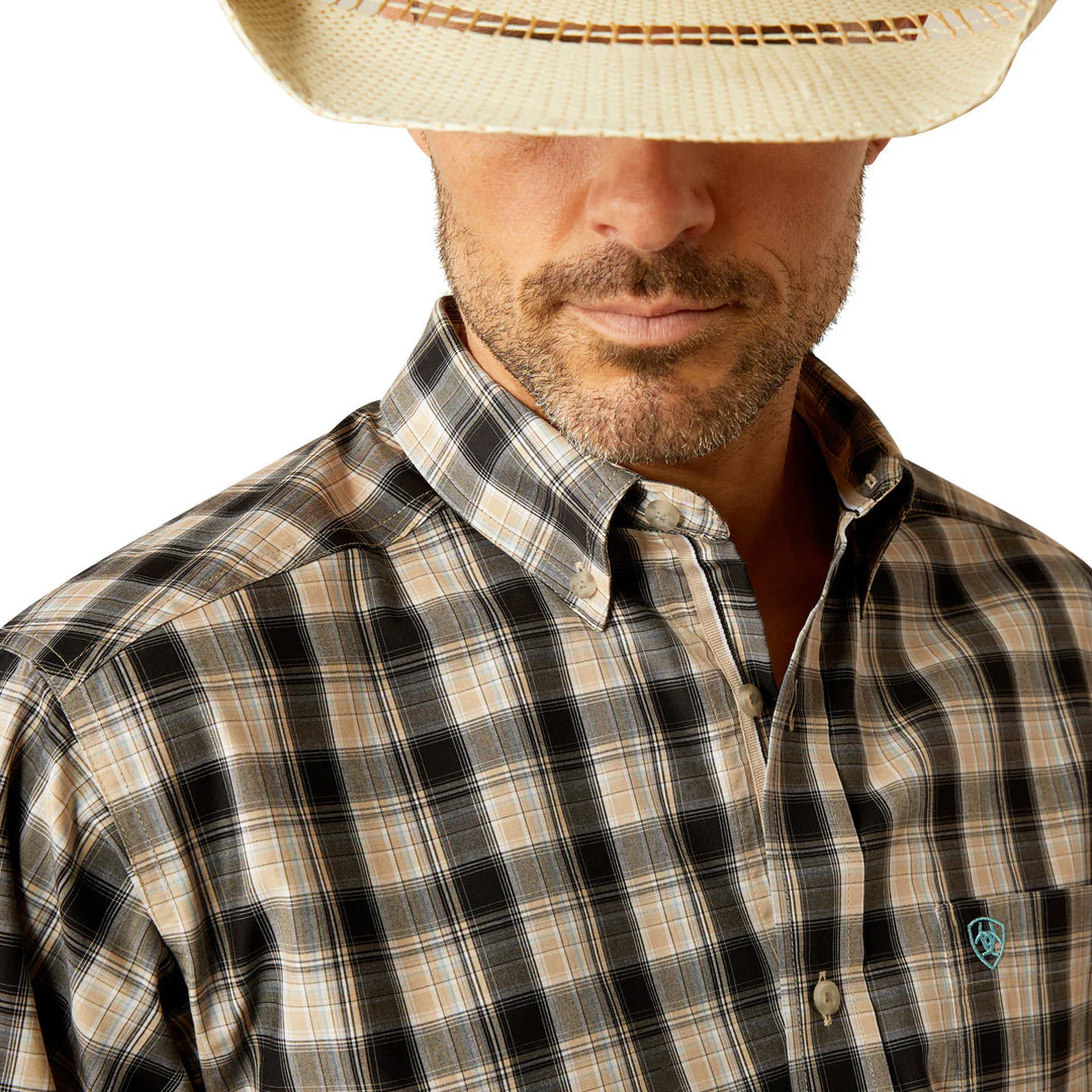 Ariat - Men's Pro Series Black Garrett Classic Fit Shirt