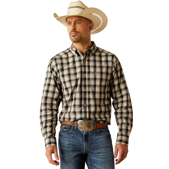 Ariat - Men's Pro Series Black Garrett Classic Fit Shirt