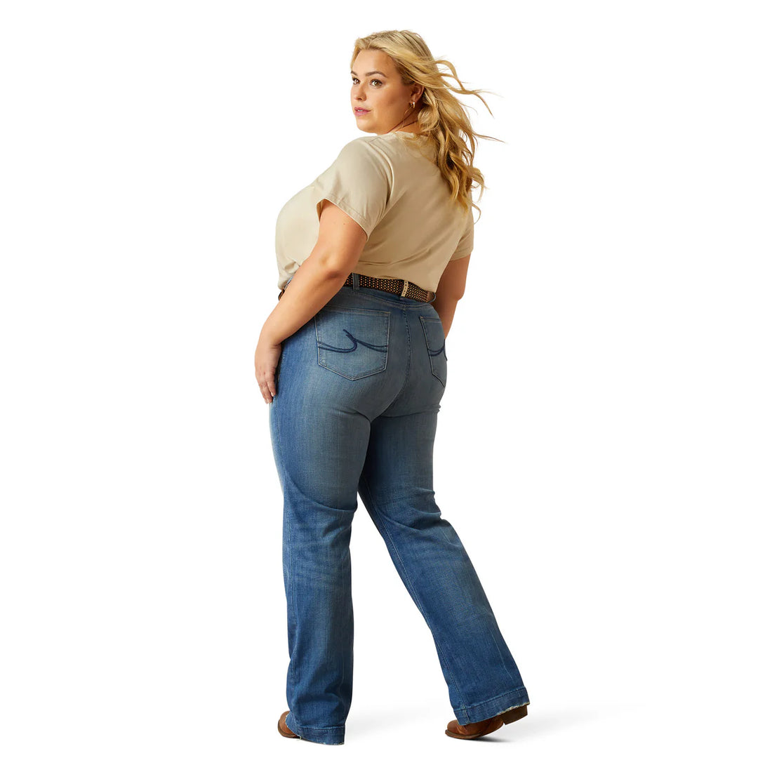 Ariat - Womens Elaina High Rise Slim Trouser Jean