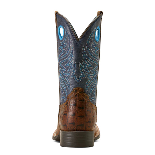 Ariat - Kids' Knox Crocodile Wide Square Toe Western Boot