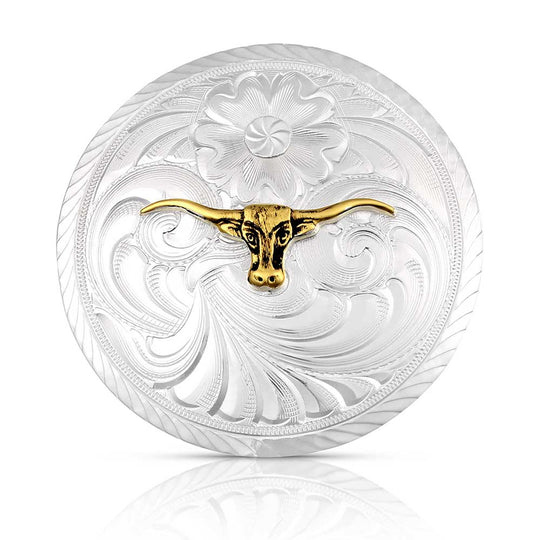 Montana Silversmith - Classic Scarf Slide With Longhorn