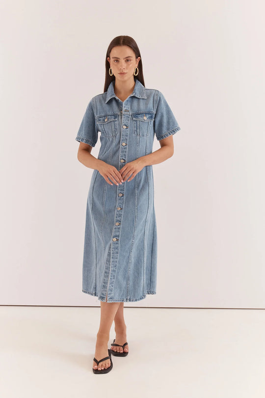 Buffalo Belle - Kara Denim Midi Dress