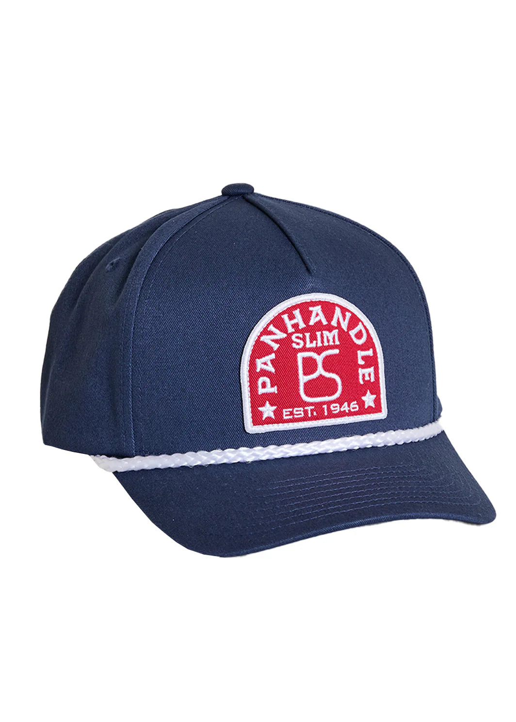Panhandle Slim - Navy 46' Embroidered Patch Cap