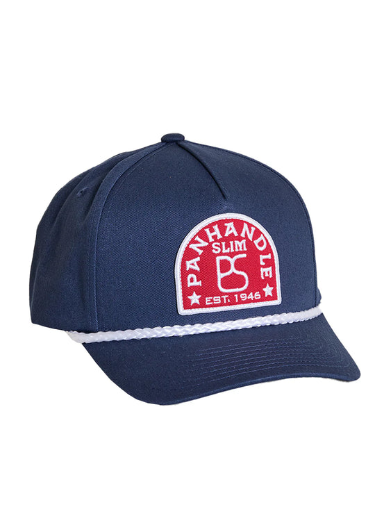 Panhandle Slim - Navy 46' Embroidered Patch Cap